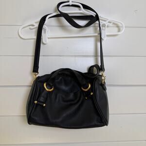 Samsonite Crossbody Bag Womens One Size Black Leather Adjustable